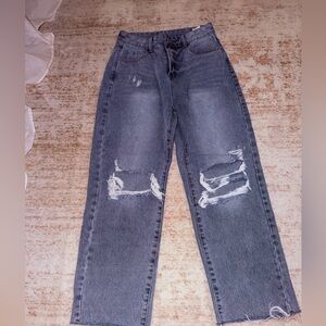 Straight leg jeans
